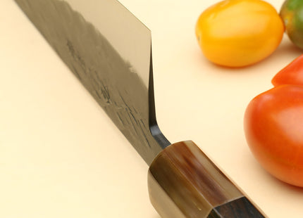 Yoshihiro Kurouchi Stainless Clad Nashiji High Performance SLD Santoku Multipurpose Knife
