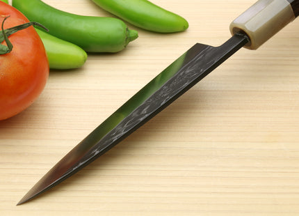 Yoshihiro Kurouchi Stainless Clad Nashiji High Performance SLD Santoku & Petty 2pc Knife Set