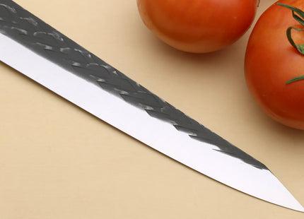 Yoshihiro Kurouchi Stainless Clad Nashiji High Performance SLD Sujihiki-Kiritsuke Slicer Knife