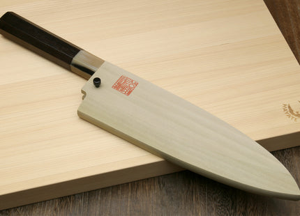 Yoshihiro Masashi Hongasumi White Steel Deba Fish Fillet Chef Knife with Ebony Handle