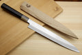 Yoshihiro Masashi Hongasumi White Steel Yanagi Sushi Sashimi Japanese Knife Ebony Handle