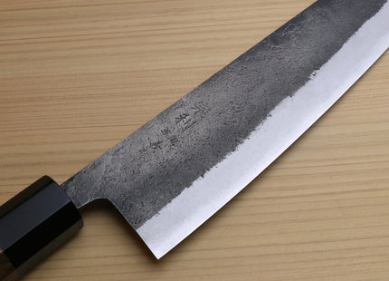 Yoshihiro Nashiji High Carbon White Steel #2 Japanese Gyuto Chefs Knife with Cocobolo Wood Handle