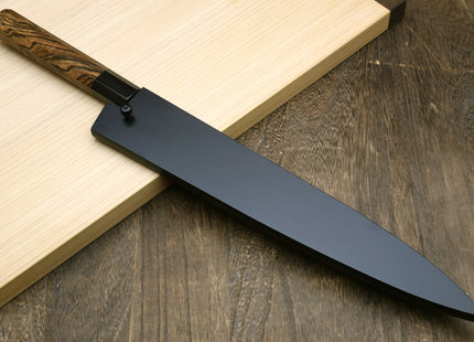 Yoshihiro Nashiji High Carbon White Steel #2 Sujihiki-Kiritsuke Japanese Slicer Knife with Cocobolo wood Handle