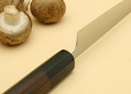 Yoshihiro White Steel #1 Stainless Clad Petty Utility Knife with Rosewood Handle