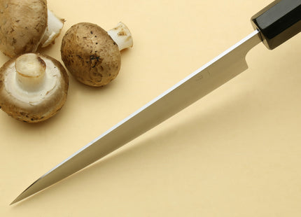 Yoshihiro White Steel #1 Stainless Clad Petty Utility Knife with Rosewood Handle