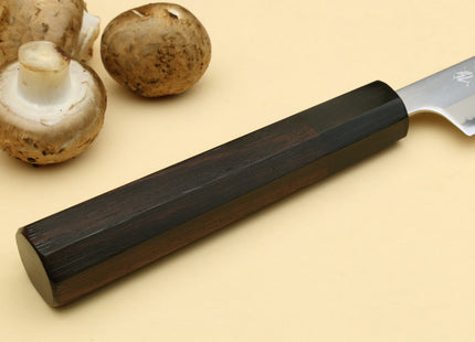Yoshihiro White Steel #1 Stainless Clad Petty Utility Knife with Rosewood Handle
