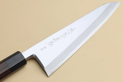 Yoshihiro Hongasumi Blue Steel #2 Garasuki Traditional Japanese Poultry Boning Knife Rosewood Handle