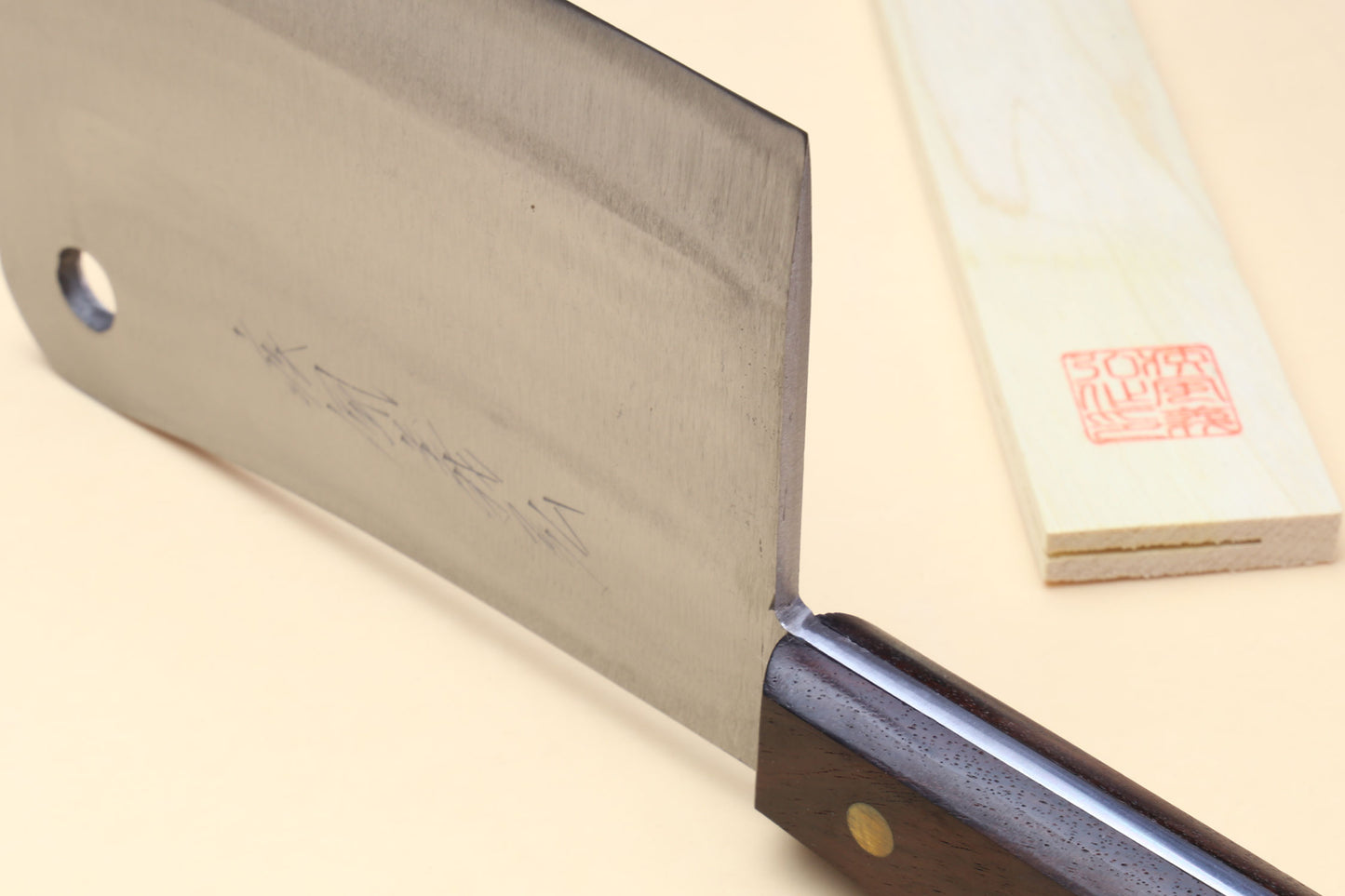 Yoshihiro High Carbon White Steel #2 Meat Cleaver Multipurpose Chef Knife