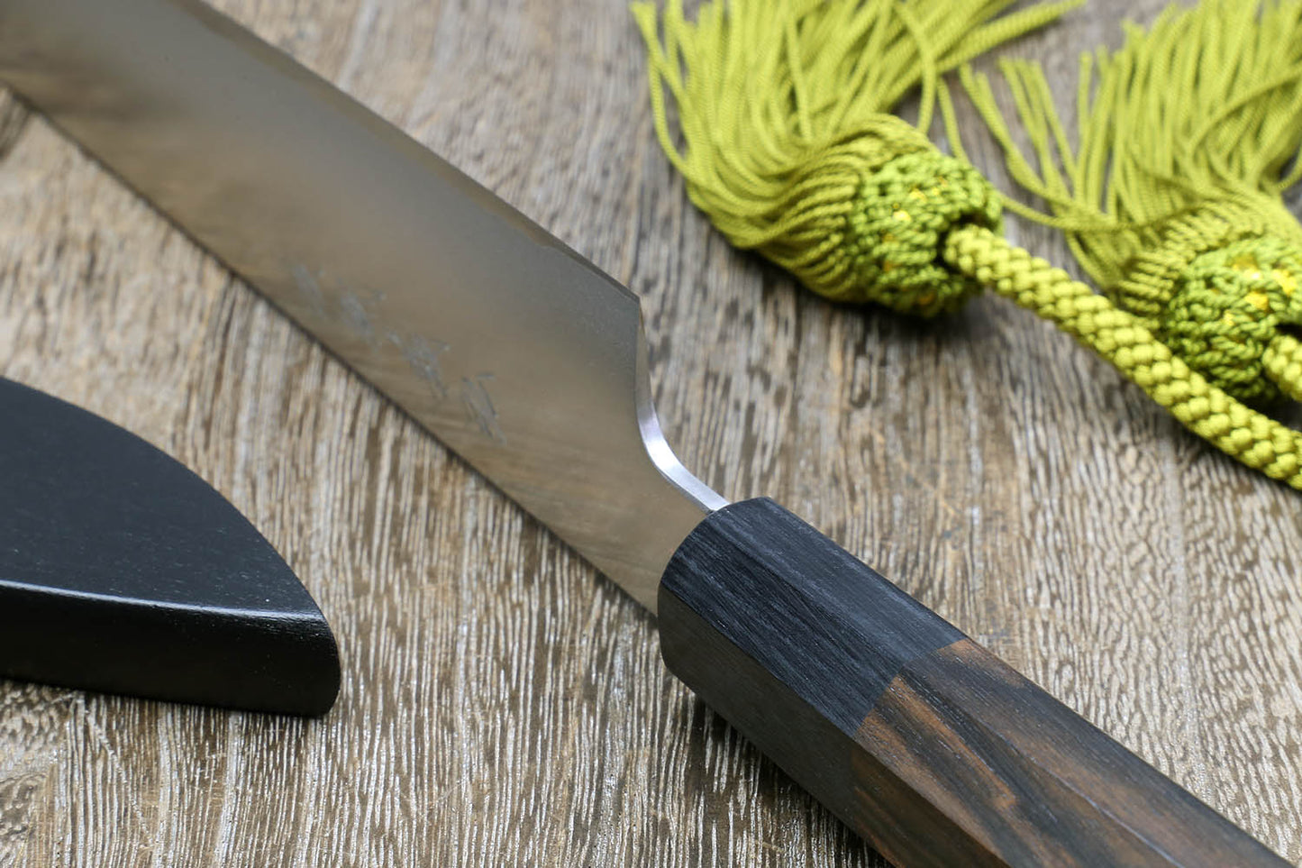 Yoshihiro Hongasumi Ginsanko High Carbon Stain Resistant Sujihiki Slicer Chef Knife Ebony Handle