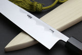 Yoshihiro Aonamiuchi Blue Steel #1 Mioroshi Filet Sushi Sashimi Japanese Chef Knife Ebony Handle