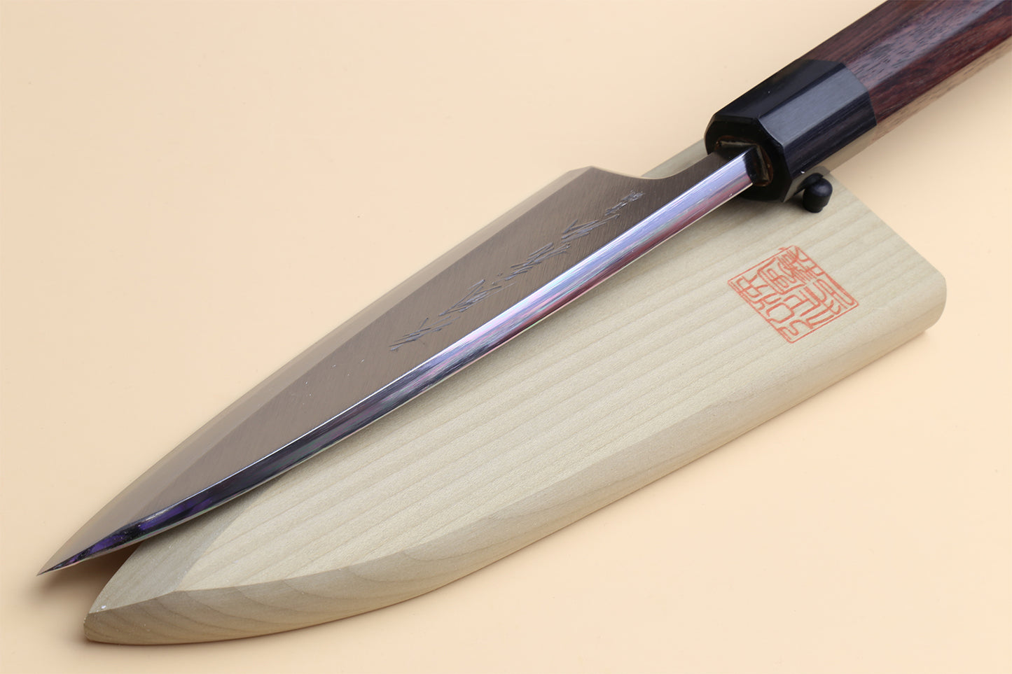 Yoshihiro Hongasumi Blue Steel Deba fish fillet Chef knife Shitan handle