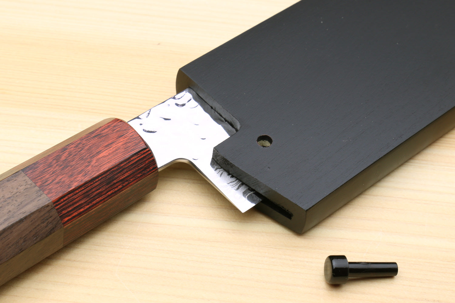 Yoshihiro Lacquered Magnolia Wooden Blade Protector Saya Cover for Kiritsuke