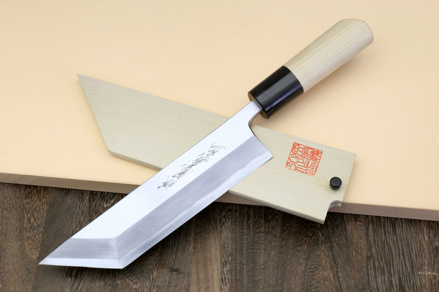 Yoshihiro Left Handed Kasumi White Steel Edosaki Eel Filet knife