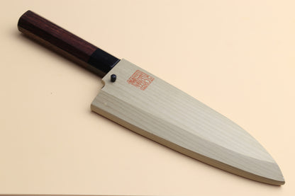 Yoshihiro Hongasumi Blue Steel Deba fish fillet Chef knife Shitan handle