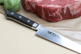 Yoshihiro Inox Stain-resistant Aus-10 Steel Ice Hardened Sujihiki Slicer Chefs Knife