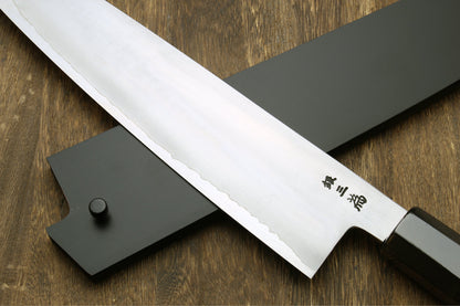 Yoshihiro Ginsan High Carbon Stainless Steel Gyuto Chefs Knife Ebony Handle