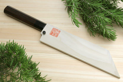 Yoshihiro Ginsan Semi-stainless Kenmuki Single Edged Vegetable Knife