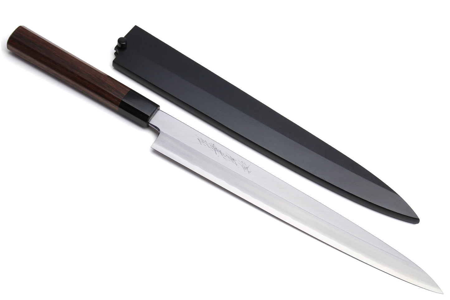 Yoshihiro Mizuyaki Hongasumi Ginsan High Carbon Stain Resistant Steel Yanagi Sushi Sashimi Japanese Knife Rosewood Handle