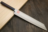 Yoshihiro Mizuyaki Hongasumi Ginsan High Carbon Stain Resistant Steel Yanagi-Kiritsuke Sushi Sashimi Japanese Knife Rosewood Handle