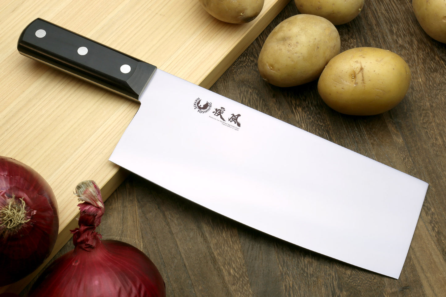 Yoshihiro Inox Chinese Cleaver Vegetable Cutter Multipurpose Chef Knife