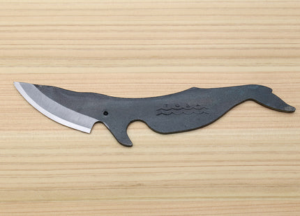 Yoshihiro Shiroko High Carbon Steel Kurouchi KUJIRA Whale Japanese Utility Knife (Whale B Type)