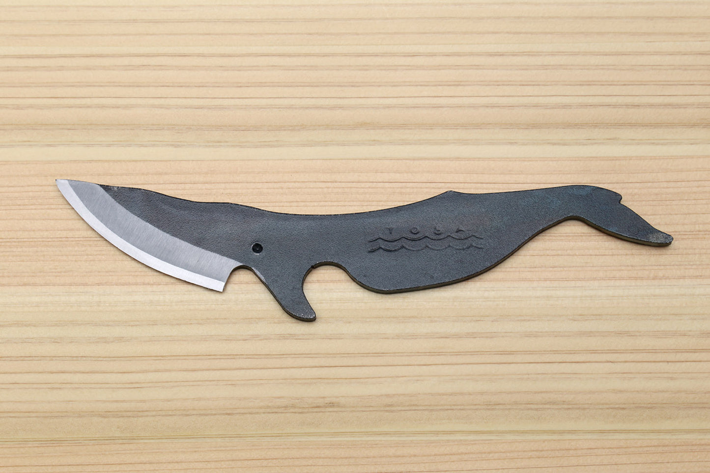 Yoshihiro Shiroko High Carbon Steel Kurouchi KUJIRA Whale Japanese Utility Knife (Whale B Type)