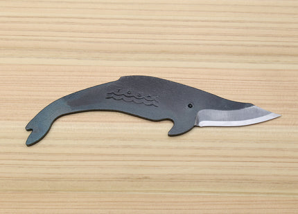 Yoshihiro Shiroko High Carbon Steel Kurouchi Kujira Whale Japanese Utility Knife 3PC SET(Whale A, B, C Type)
