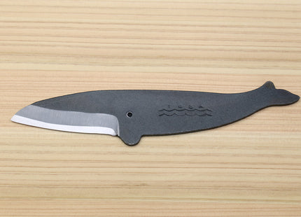 Yoshihiro Shiroko High Carbon Steel Kurouchi KUJIRA Whale Japanese Utility Knife (Whale E Type)