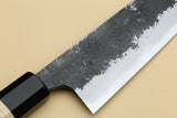 Yoshihiro Nashiji High Carbon White Steel #2 Gyuto Japanese Chefs Knife with Camphor Handle