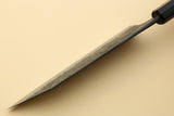 Yoshihiro Nashiji High Carbon White Steel #2 Kiritsuke Japanese Multipurpose Knife with Camphor Handle