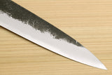 Yoshihiro Nashiji High Carbon White Steel #2 Petty Utility Japanese Chefs Knife with Camphor Handle