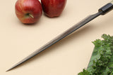 Yoshihiro Nashiji High Carbon White Steel #2 Sujihiki Japanese Slicer Knife with Magnolia Handle