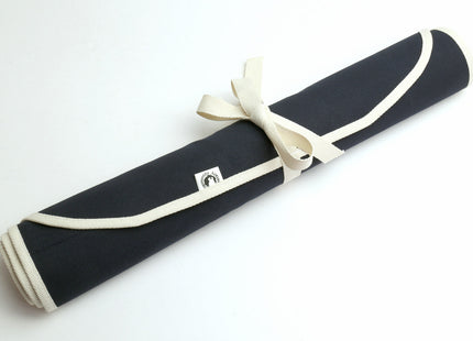 Yoshihiro Japanese Knife Cotton Pouch Bag Dark Navy Color (6 Slots)
