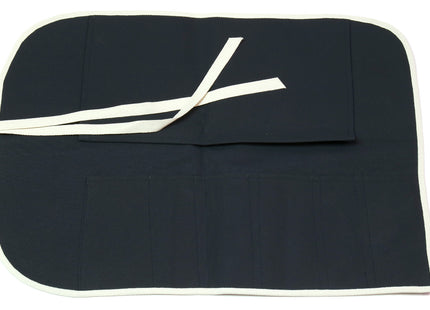 Yoshihiro Japanese Knife Cotton Pouch Bag Dark Navy Color (6 Slots)