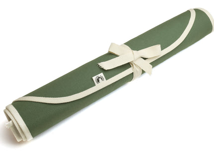 Yoshihiro Japanese Knife Cotton Pouch Bag Olive-Green Color (6 Slots)