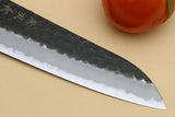 Yoshihiro Kurouchi Super Blue Steel Stainless Clad Santoku Multipurpose Chef Knife