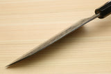 Yoshihiro Nashiji Kurouchi White Steel #2 Stainless Clad Santoku Multipurpose Chef Knife with Kaede Wood Handle