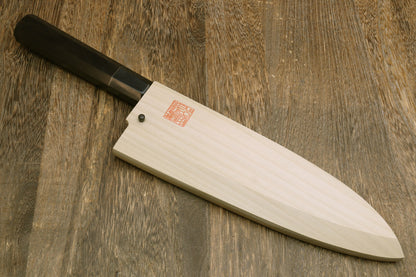 Yoshihiro Mizuhonyaki White Steel Mirror-Finished Namiukashi Deba Japanese Sushi Fillet Chef knife