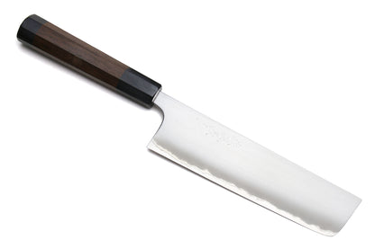 Yoshihiro Blue Steel #1 Masashi Aoko Stainless Clad Nakiri Vegetable Chef Knife