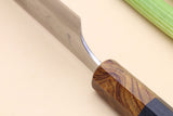 Yoshihiro High Speed Steel HAP40 Petty Multipurpose Chef Knife Natural Ebony Handle