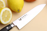 Yoshihiro Ginsan-Ko High Carbon Stain Resistant Steel Santoku Japanese Multipurpose Knife With Nuri