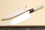 Yoshihiro Kasumi White Steel Deba Fish Fillet Knife Magnolia Handle
