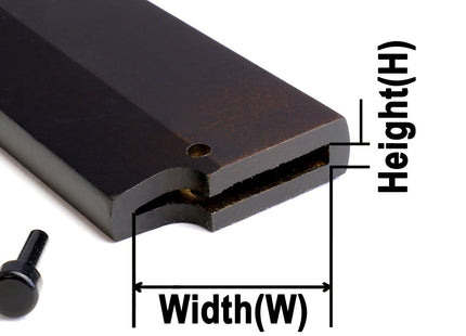 Yoshihiro Lacquered Magnolia Wood Saya Cover Blade Protector for Left-Handed Yanagi