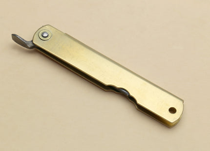 Japanese High Carbon Blue Steel Stainless Clad Kiridashi Pocket Knife