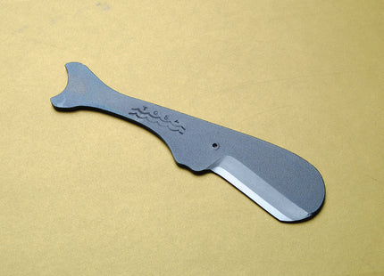 Yoshihiro Shiroko High Carbon Steel Kurouchi Kujira Whale Japanese Utility Knife (Whale A Type)