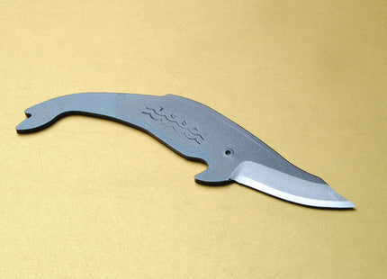 Yoshihiro Shiroko High Carbon Steel Kurouchi KUJIRA Whale Japanese Utility Knife (Whale C Type)