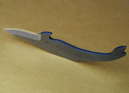 Yoshihiro Shiroko High Carbon Steel Kurouchi KUJIRA Whale Japanese Utility Knife (Whale C Type)