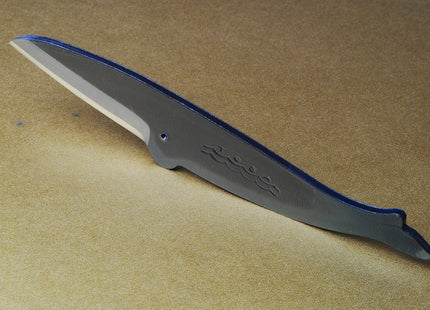 Yoshihiro Shiroko High Carbon Steel Kurouchi KUJIRA Whale Japanese Utility Knife (Whale E Type)