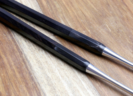 Yoshihiro Moribashi Chopsticks Japanese Chefs Traditional Garnishing Plating Tweezers Octagonal Ebony Handle