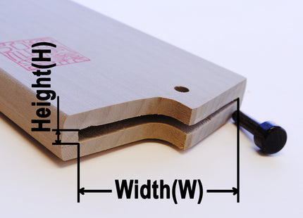 Yoshihiro Natural Magnolia Wood Saya Cover Blade Protector for Sujihiki Slicer